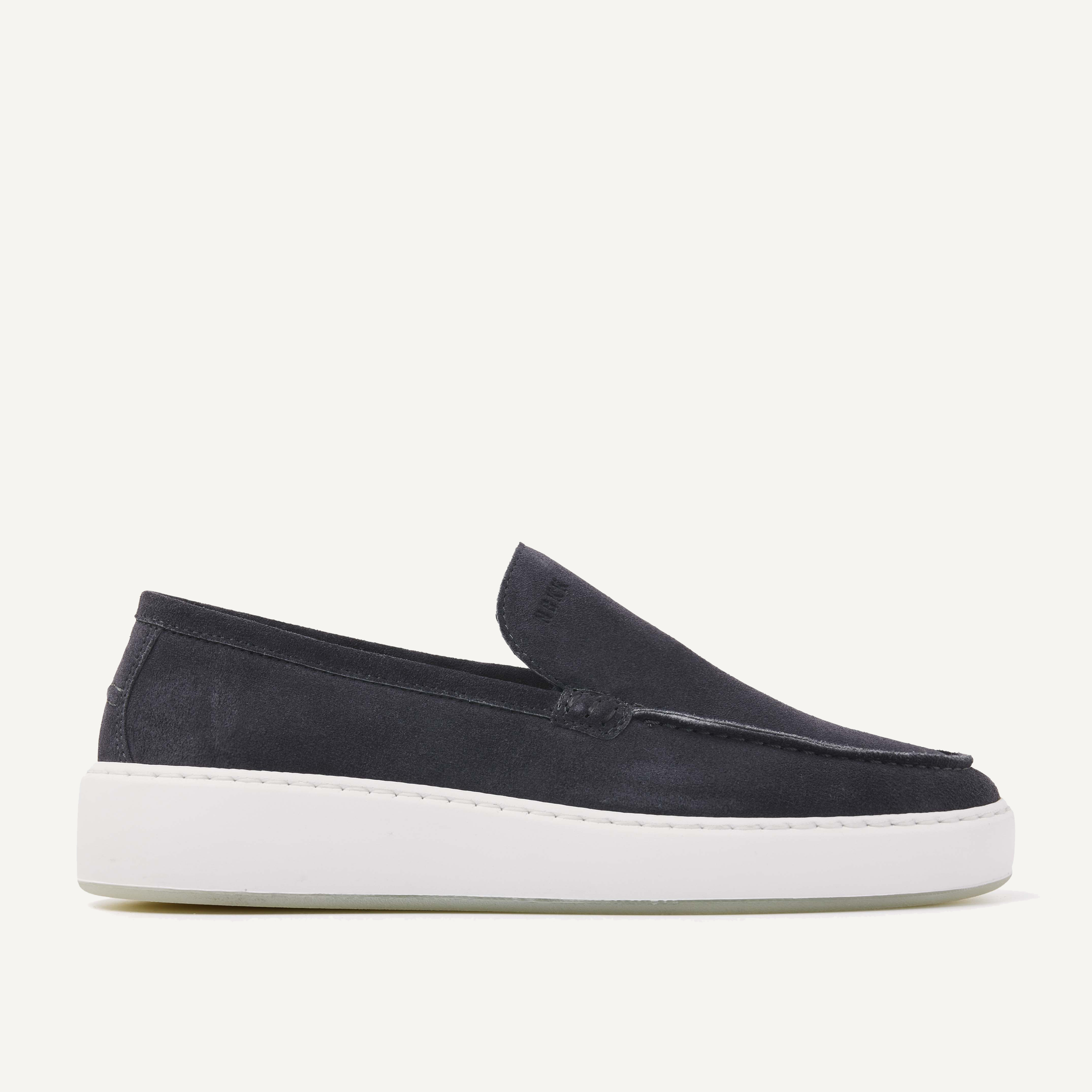 Donkerblauwe discount loafers heren